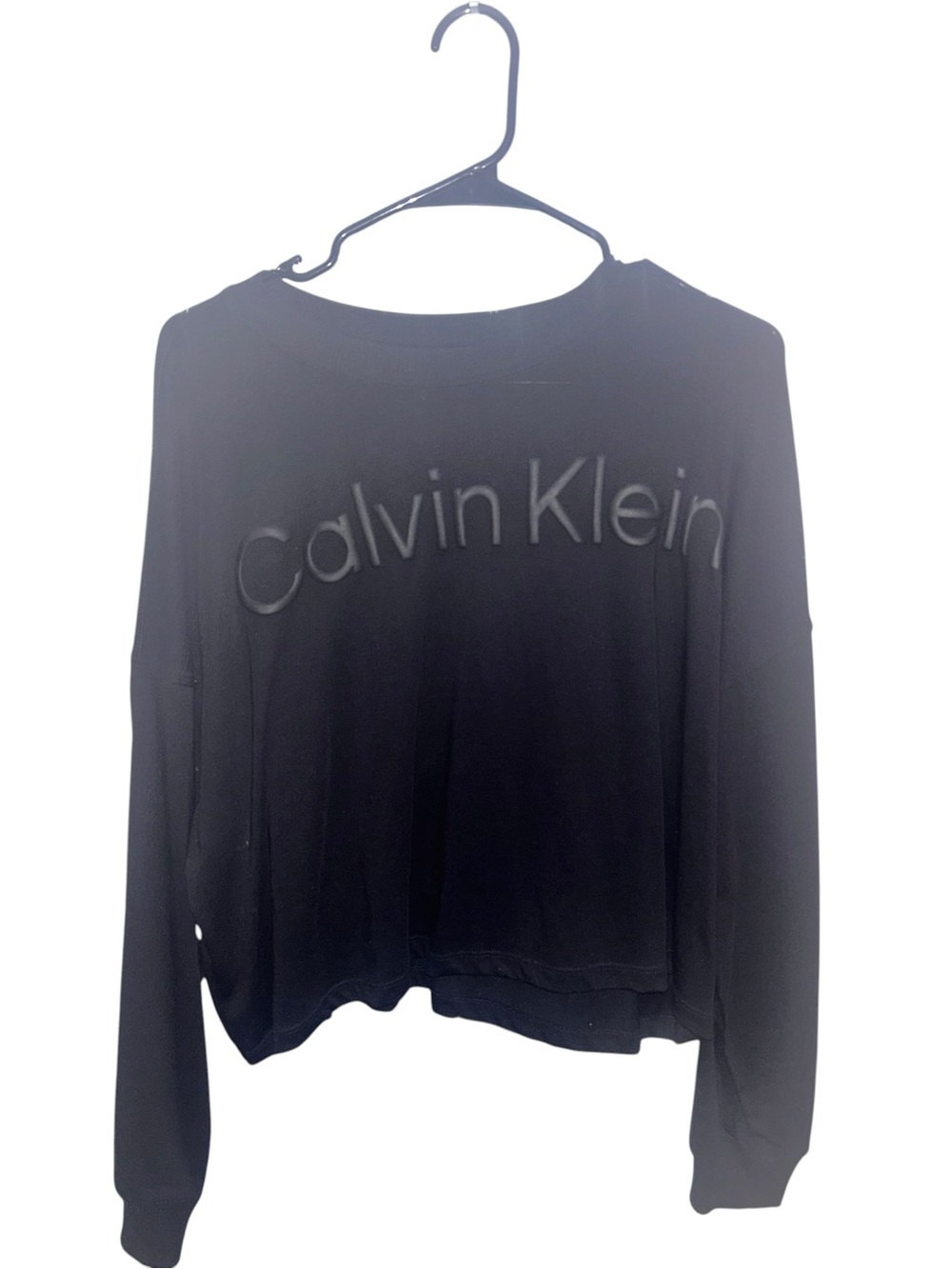 Calvin Klein Black Logo Crewneck Sweatshirt